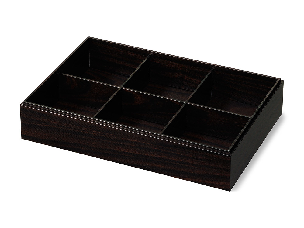 長角６ヶ仕切 中の容器画像