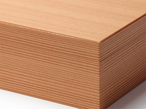 光悦杉印籠 長角６ヶ仕切アップ画像