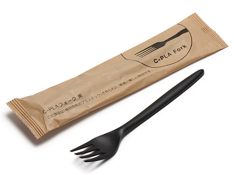 00-13607-247 C-PLAフォーク 17cm 黒 単袋の画像