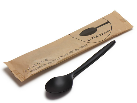 00-13607-248 C-PLAスプーン 16cm 黒 単袋の画像