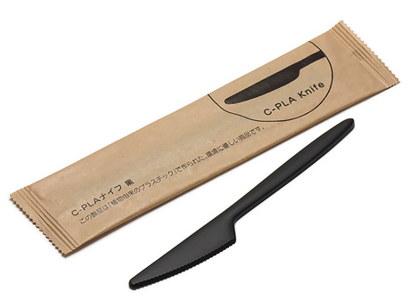 00-13607-246 C-PLAナイフ 17cm 黒 単袋の画像