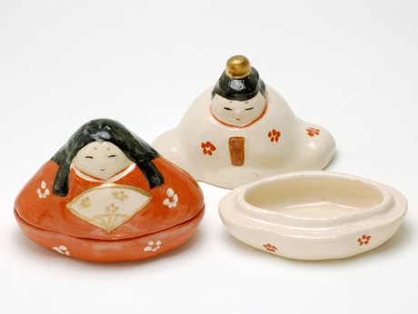 梅紋雛珍味入（島荷平作）