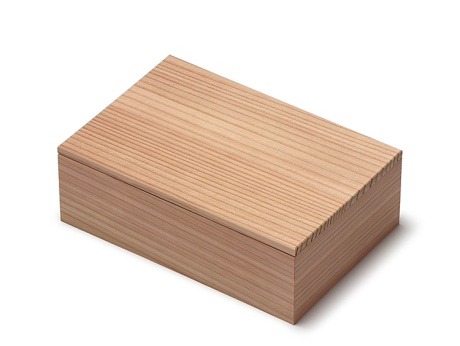 00-11103-020 木箱 赤杉 １合（内寸：162×105×深さ45mm）