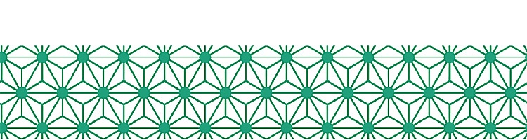 00-15522-480 マスキングテープ 麻の葉 翡翠