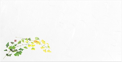 00-18104-026 箸置マットミニ いちょう No.4255