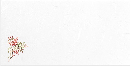 00-18104-032 箸置マットミニ 南天 No.4257