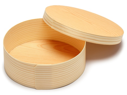 00-11205-288 経木曲物 国産赤松 φ140(内寸:直径140×深さ46mm)
