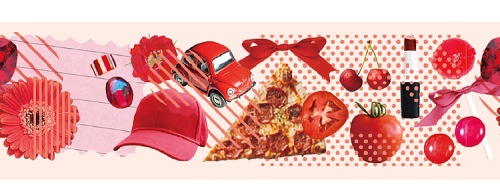 00-15522-441 マスキングテープ exカラーシリーズ レッド