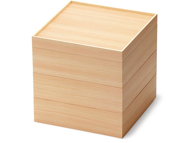 紙のお重 ひの香印籠 6寸 ３段セット