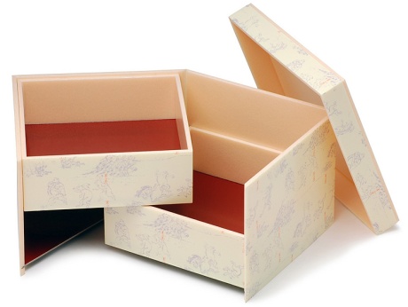 00-12401-302 ユニ折箱 点心 高山寺4.5寸 かぶせ蓋