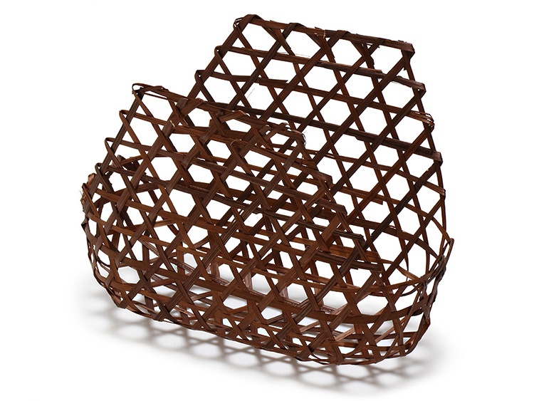 00-14103-444 六つ目編バッグ 小 茶 新