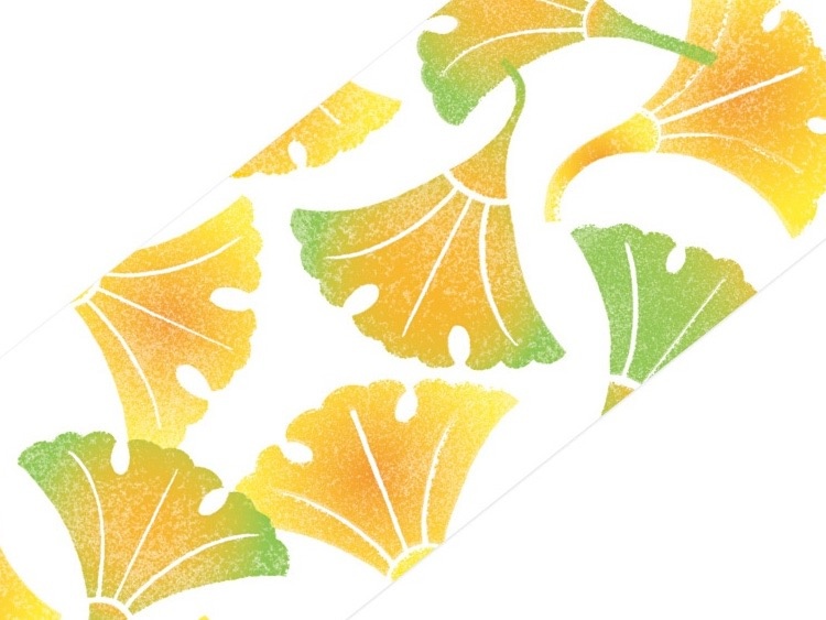 07-15302-366 帯紙 いちょうひらひら