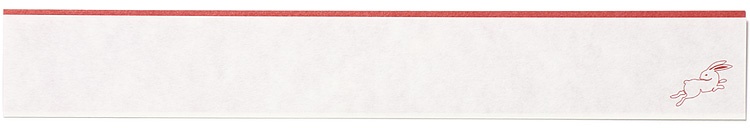 07-15301-034 箸紙（片折）波兎