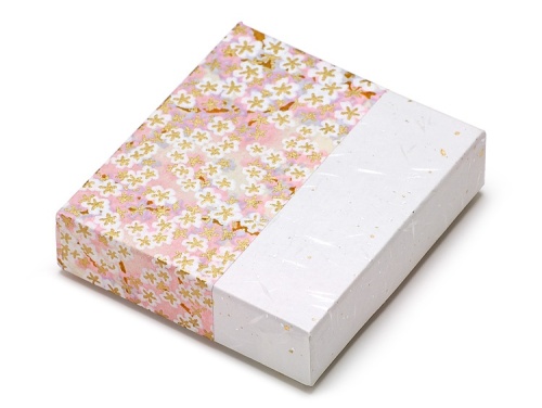 00-15110-143 和紙貼箱 干菓子用 小箱 No.26 桜花