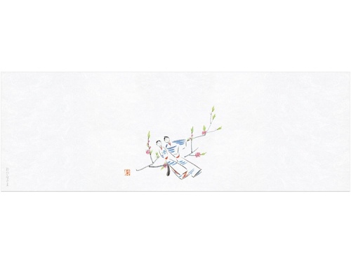 07-18210-201 箸置マット 和ごころ おひなさま