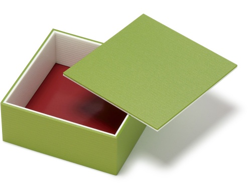 00-12114-462 ユニ折箱 色かさね 抹茶 4寸