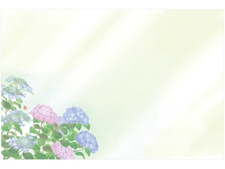 00-18208-441 テーブルマット 花雅 尺三 紫陽花