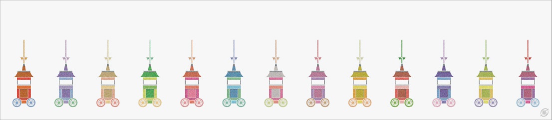 07-15302-380 帯紙 山鉾巡行