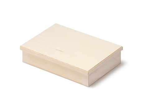 00-11123-401 Kウッド 1合 かぶせ蓋付（172×121×高さ40mm）