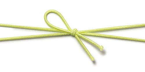 00-17403-407 花むすびゴム 檸檬 12cm