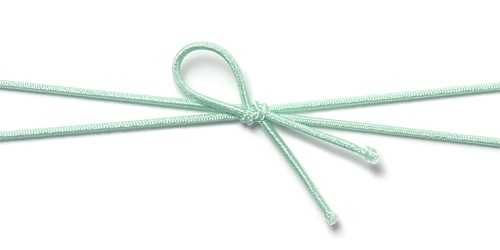 00-17403-415 花むすびゴム 薄荷 12cm