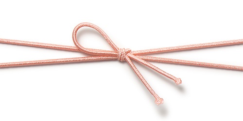 00-17403-405 花むすびゴム 珊瑚 12cm