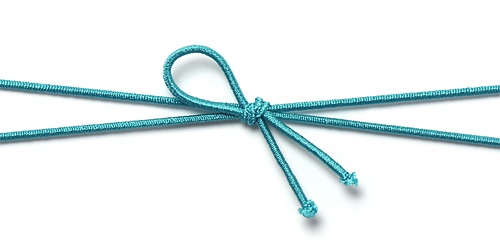 00-17403-417 花むすびゴム 浅葱 12cm