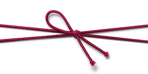 00-17403-403 花むすびゴム 赤紫蘇 12cm