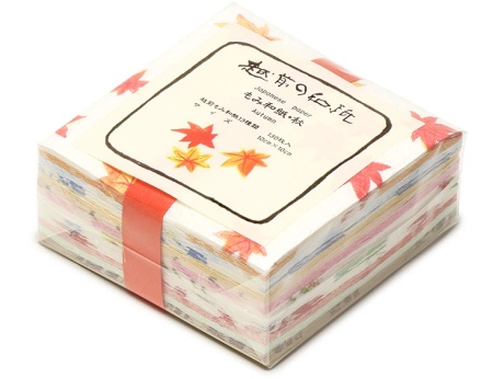 00-18410-212 越前の和紙 もみ紙 10角 秋 袋入