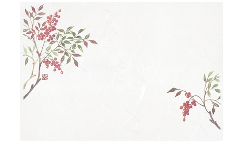 00-18208-504 マット彩宴 南天 No.257（380×260mm）