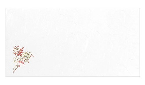 00-18104-032 箸置マットミニ 南天 No.4257（265×135mm）