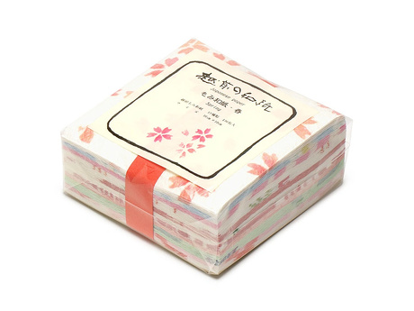 00-18410-210 越前の和紙 もみ紙 10角 春 袋入