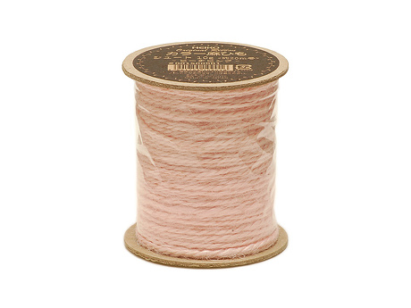 00-18715-374 カラー麻ひも ピーチピンク