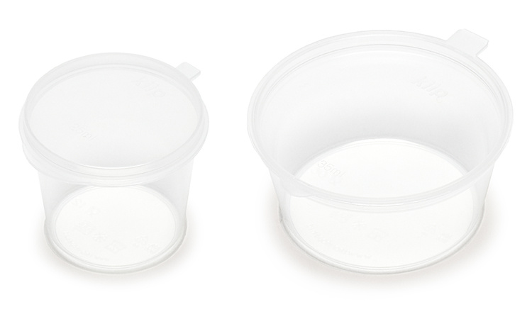 00-13122-001 保存容器 キープスラッパー ソースカップ 25ml／00-13122-002 保存容器 キープスラッパー ソースカップ 35ml