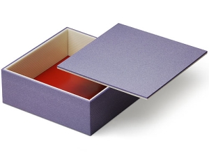 ユニ折箱 色かさね 紫紺 4.5寸【包】画像