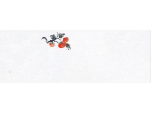 箸紙 四季 柿画像