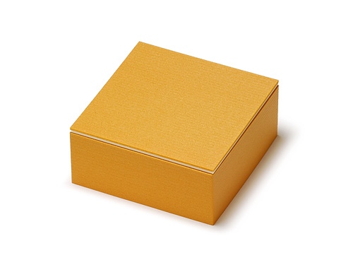 ユニ折箱 色かさね とう黄 ４寸【包】画像