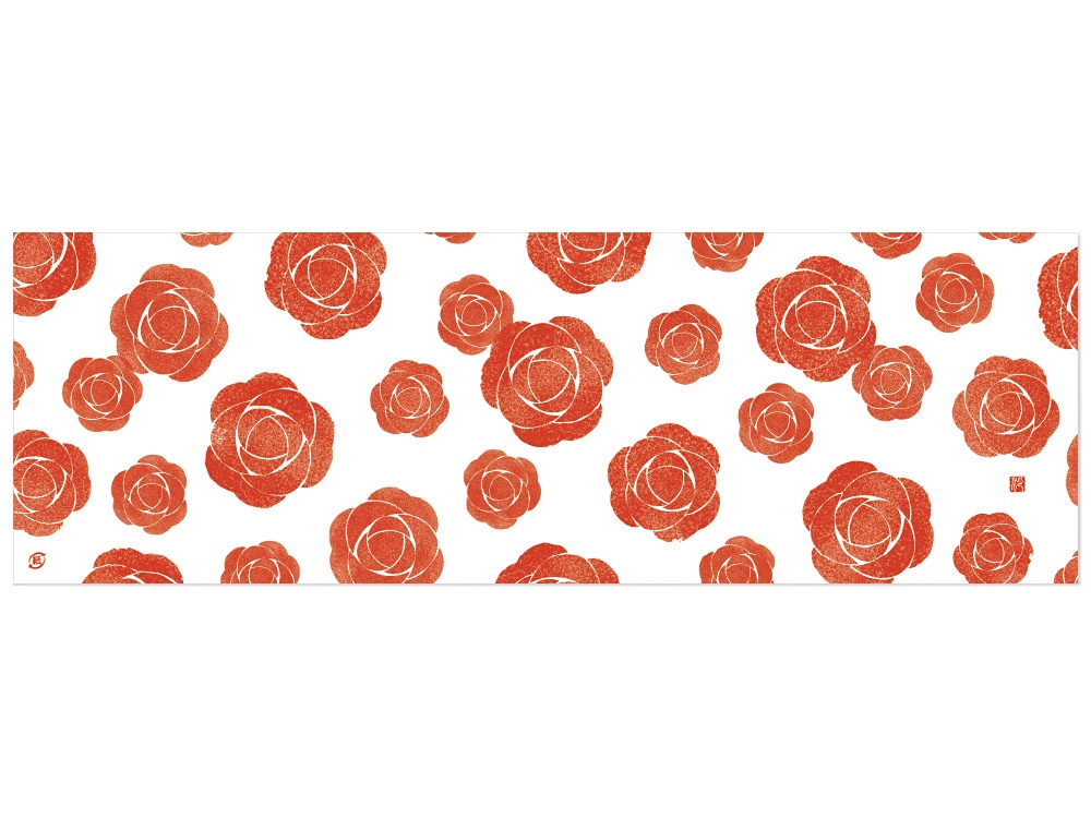 掛紙 ミニ幅広 あかいばら画像