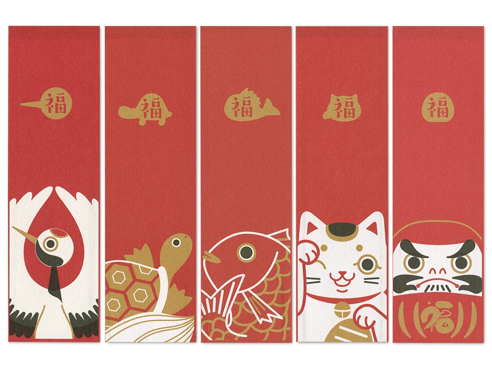 箸袋(ハカマ)箸福ろ 5種アソートセット画像