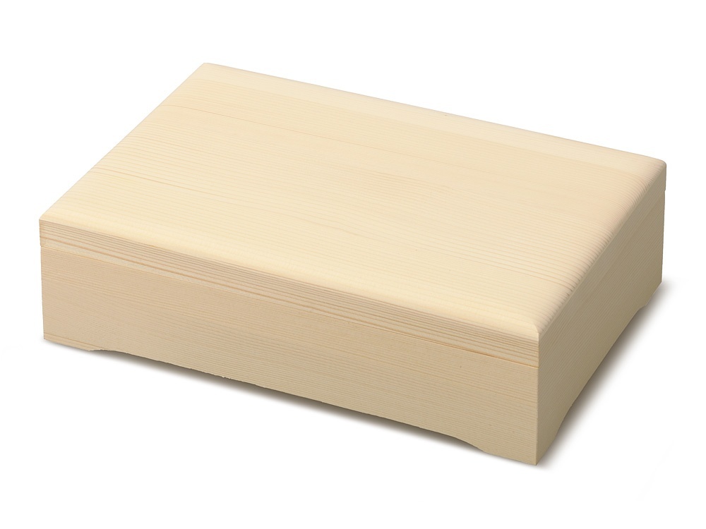 木のお重 白柾印籠 長角 中画像