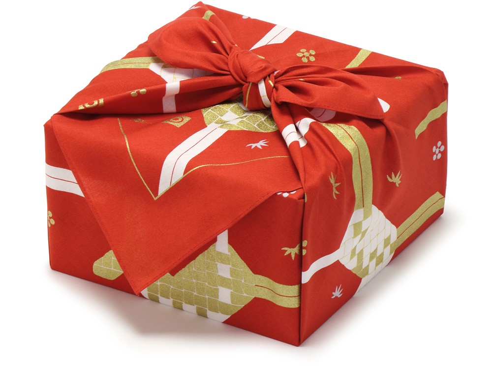 綿風呂敷 ハレ包み 午 70角画像