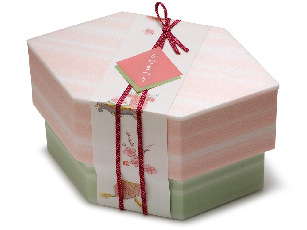ユニ折箱 ほのか ひなまつり 二段【包】画像